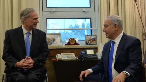 Greg Abbott Netanyahu