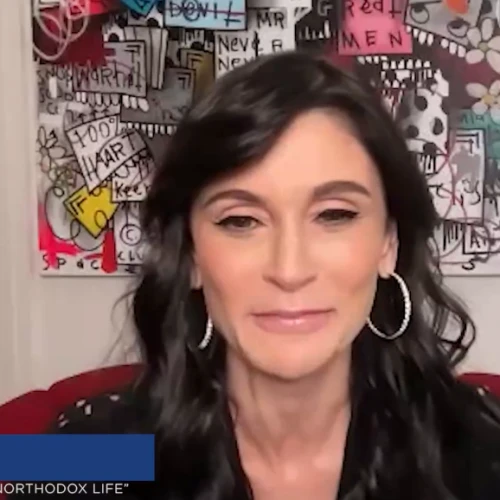 Julia Haart, star of the Netflix reality television show “My Unorthodox Life.” Credit: American Jewish University.