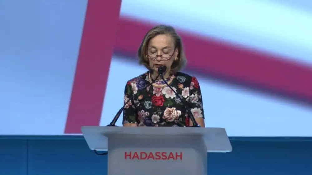 Janice Weinman, executive director and CEO, Hadassah. Source: Screenshot.