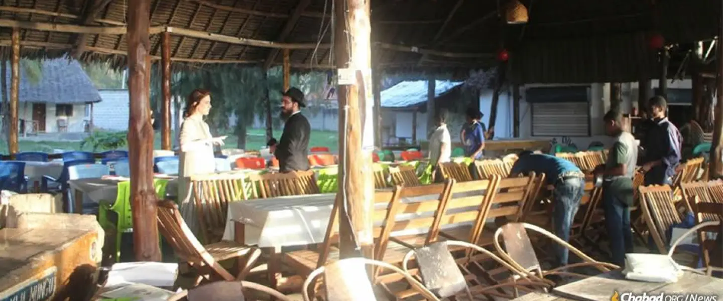 Rabbi Shneor and Mushka Shmulevitz have established Chabad-Lubavitch of Zanzibar, the first permanent Jewish presence in the island's history. Credit: Chabad.org/News.