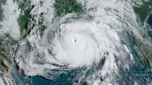 A satelitte image of Hurricane Ida. Source: Screenshot/NOAA.