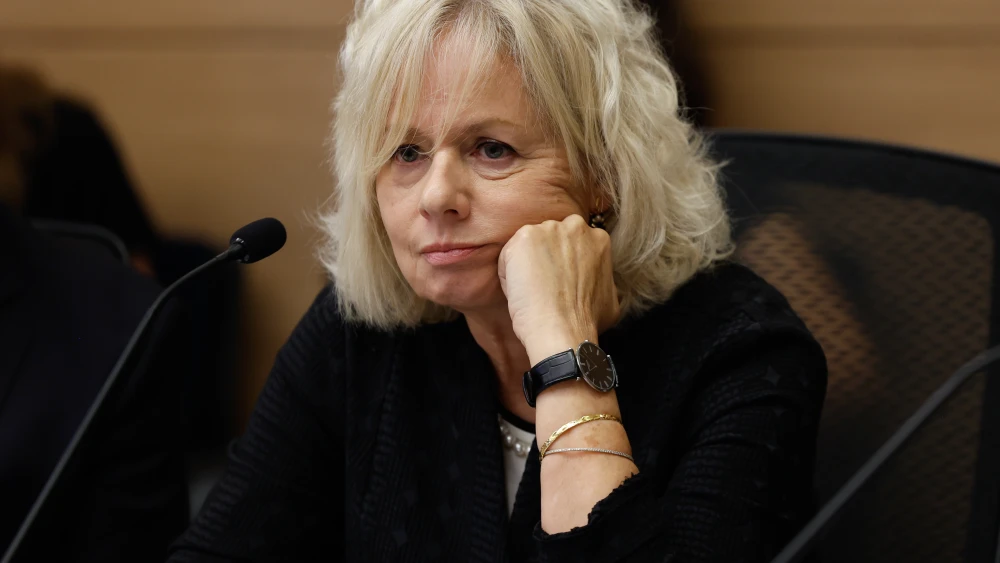 Israel's Attorney General Gali Baharav-Miara at a Constitution, Law and Justice Committee meeting at the Knesset in Jerusalem, Sept. 30, 2025. Photo by Oren Ben Hakoon/Flash90.