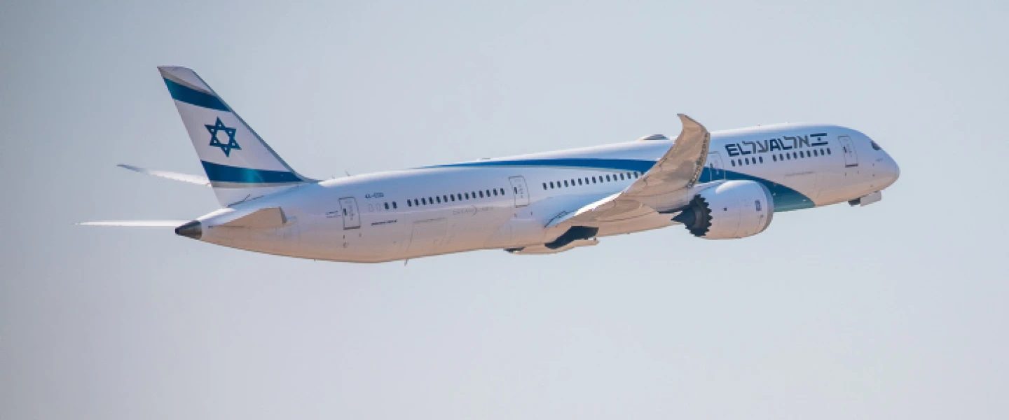 An El AL flight takes off at Ben Gurion International Airport, Oct. 25, 2021. Photo by Yossi Aloni/Flash90.