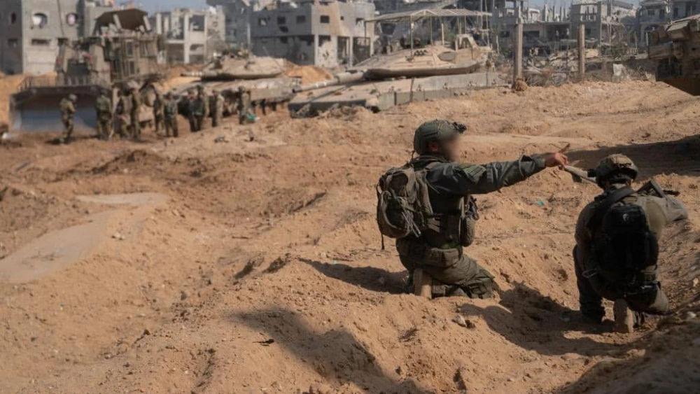 Israeli forces conducting ground operations in the Gaza Strip, Nov. 5, 2023. Credit: IDF.