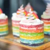 Rainbow cakes. Credit: Greatwork studio/Shutterstock.