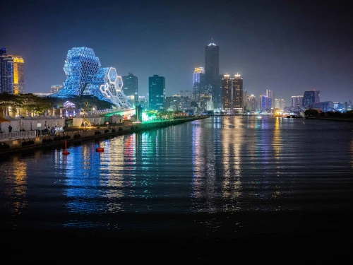 View from Kaohsiung City, Taiwan. March 29, 2023. Photo by Nati Shohat/FLASH90.