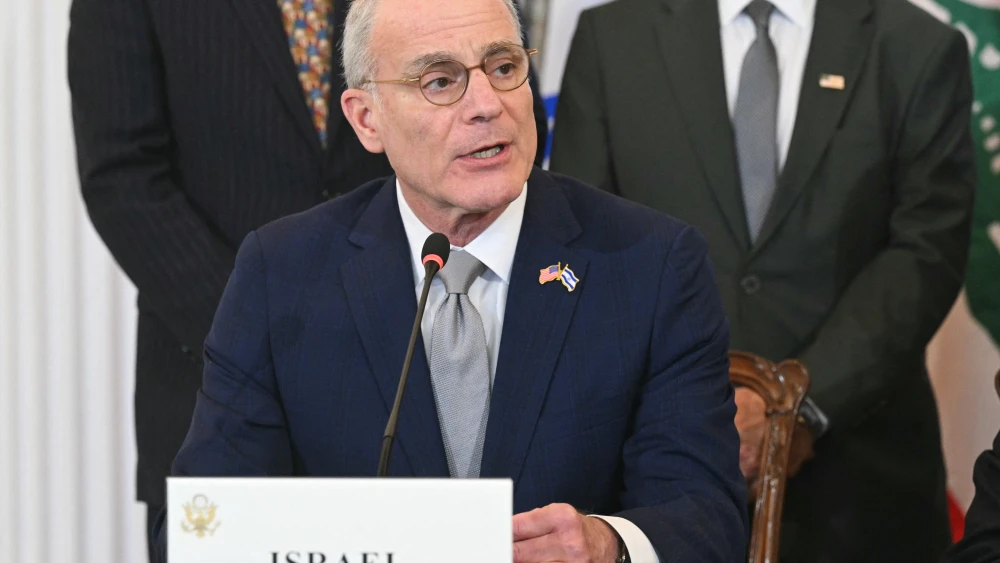 Israeli Ambassador to the United States Yechiel Leiter speaks during a signing ceremony hosted by U.S. Secretary of State Marco Rubio at the State Department in Washington on June 26, 2026. Photo by Saul Loeb/AFP via Getty Images.