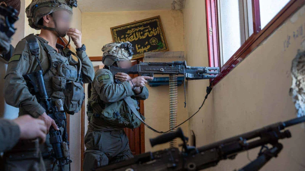 Israeli troops at war, Feb. 20, 2024. Credit: IDF/X.