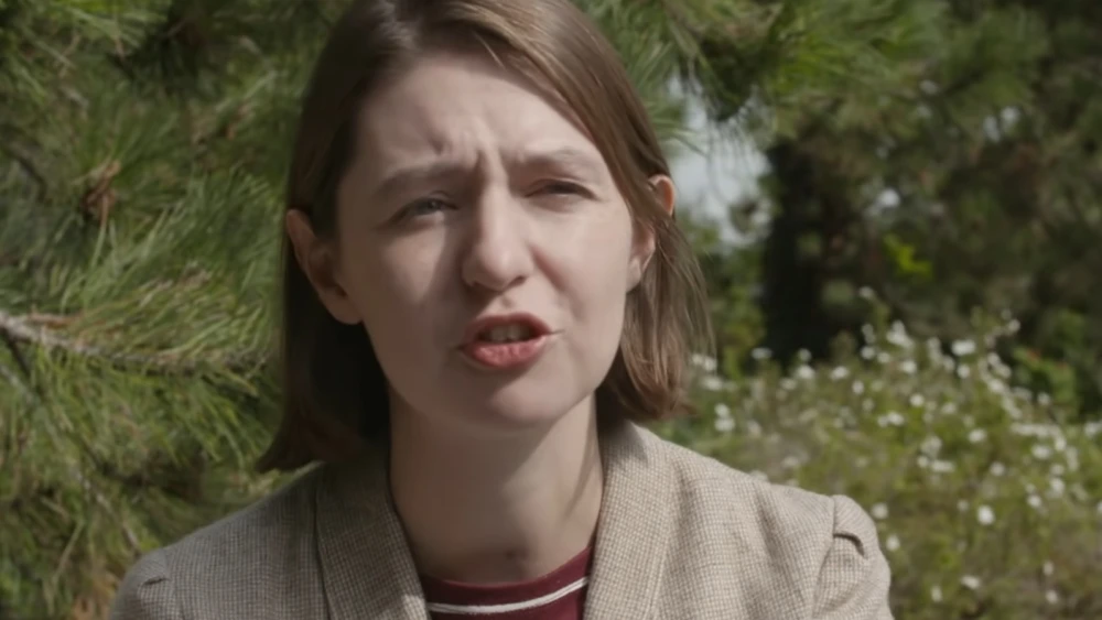 Irish author Sally Rooney. Source: Screenshot.