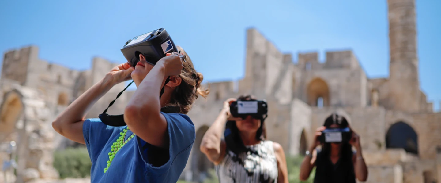 The Tower of David Museum in Jerusalem and the ToD Innovation Lab have teamed up with Australian company Lithodomos VR to produce the first virtual-reality mobile walking tour in Israel. Credit: Ricky Rachman.
