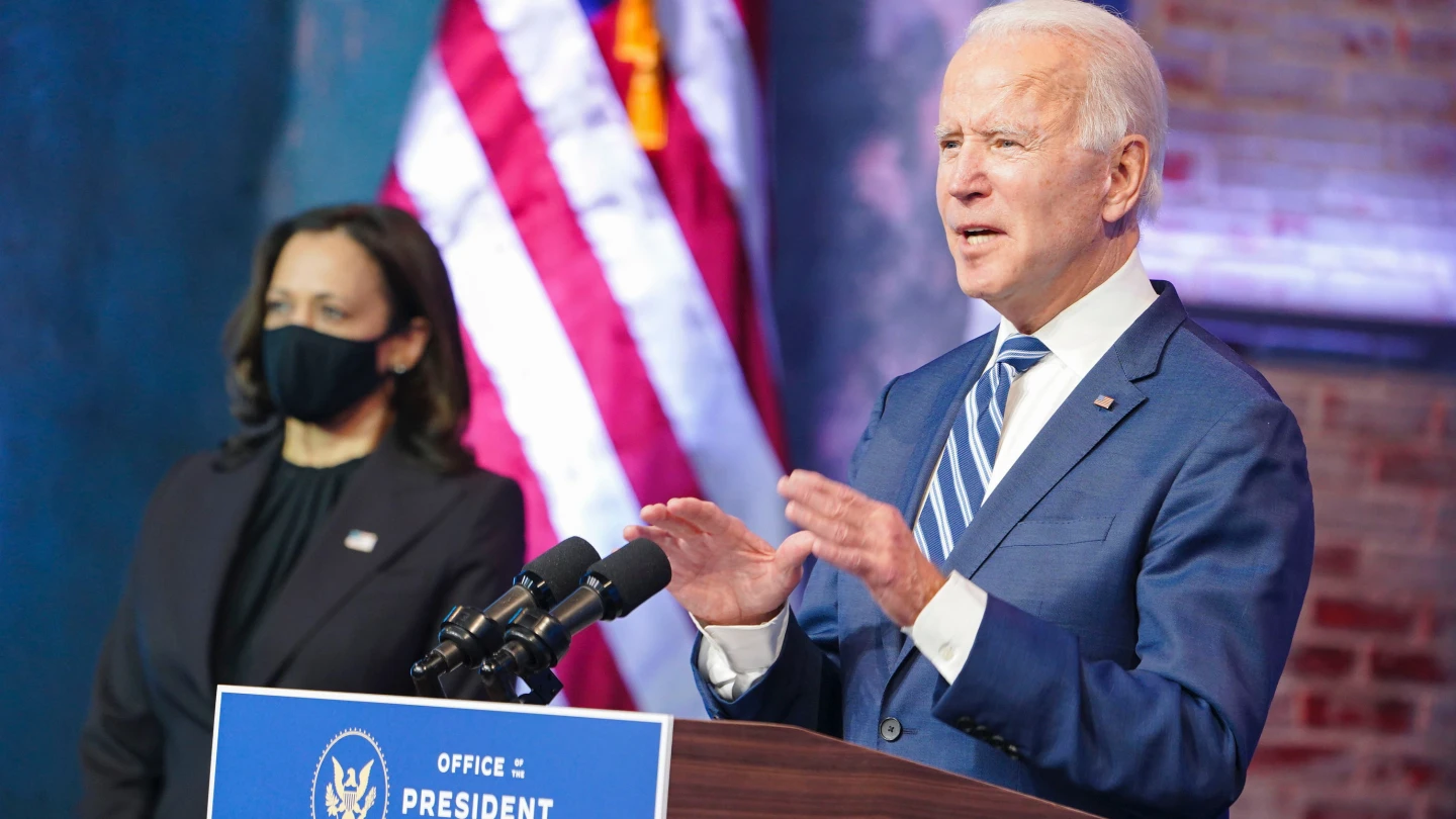 President-elect Joe Biden and Vice President-elect Kamala Harris. Source: Twitter/Joe Biden.