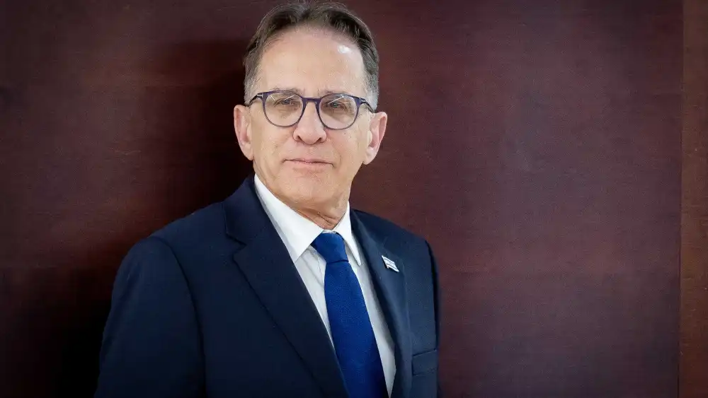 Israeli Prime Minister Benjamin Netanyahu’s chief of staff, Tzachi Braverman, at the Knesset in Jerusalem, March 13, 2024. Photo by Yonatan Sindel/Flash90.