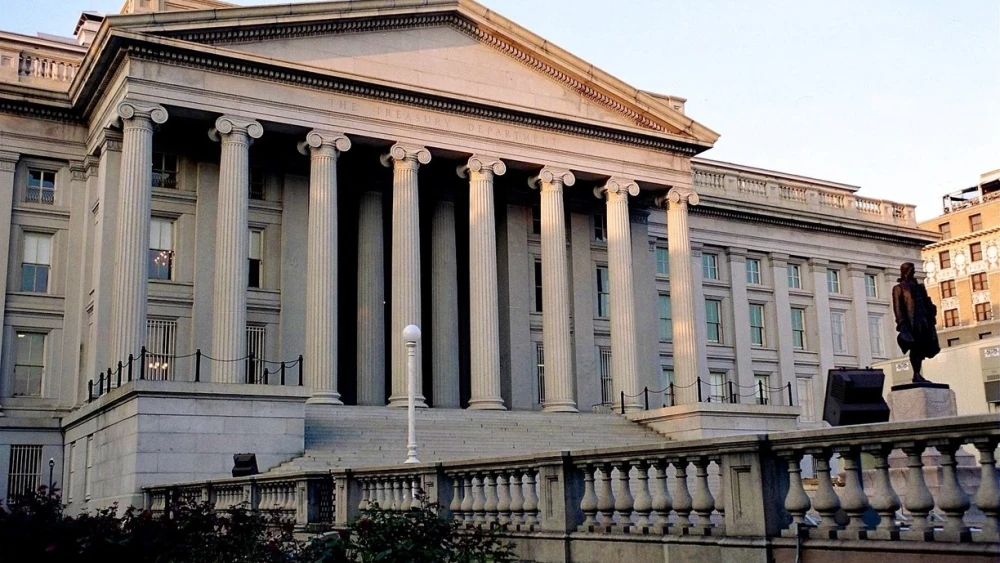 U.S. Treasury Building Side View