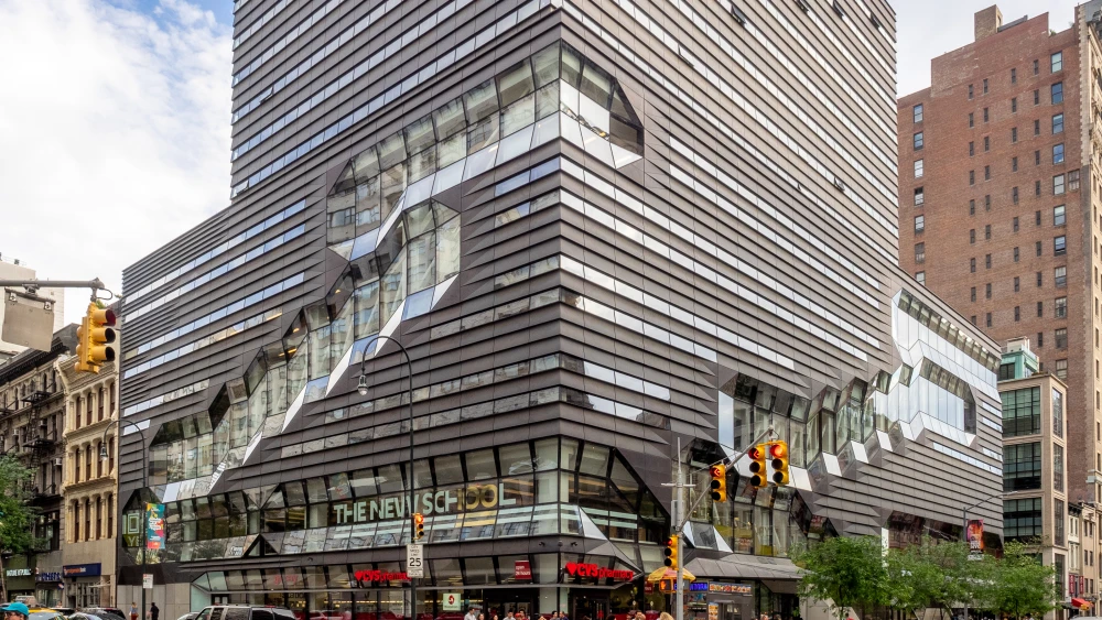 The New School University Center at 14th Street and Fifth Avenue. June 15, 2019. Credit: Ajay Suresh via Wikimedia Commons.
