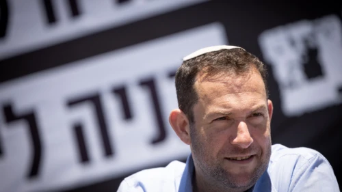 Shomron Regional Council head Yossi Dagan, Jerusalem, May 8, 2022. Photo by Yonatan Sindel/Flash90