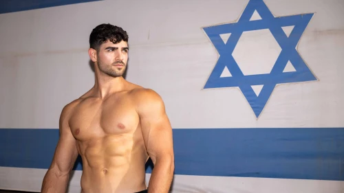 Omer Halabi, 22, will be Israel's first-ever representative in the Mister Universe beauty contest in Los Angeles. Credit: Courtesy.