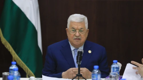 Palestinian Authority leader Mahmoud Abbas meets with members of the Executive Committee of the Palestine Liberation Organization in the West Bank city of Ramallah on Oct. 3, 2019. Photo by Flash90.