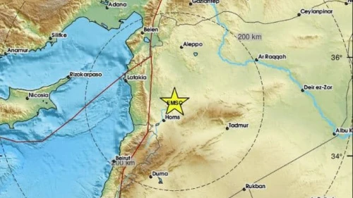 Earthquake in Homs, Syria