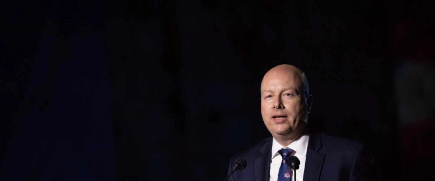 Former U.S. Special Envoy Jason Greenblatt speaks at a conference of Israel Hayom newspaper at Davidson Center in Jerusalem Old City on June 27, 2019. Photo by Aharon Krohn/Flash90.