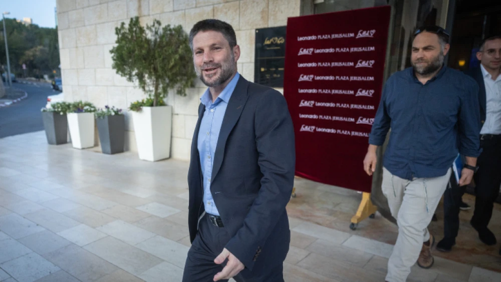 Religious Zionism Party head Bezalel Smotrich in Jerusalem, Nov. 30, 2022. Photo by Yonatan Sindel/Flash90.