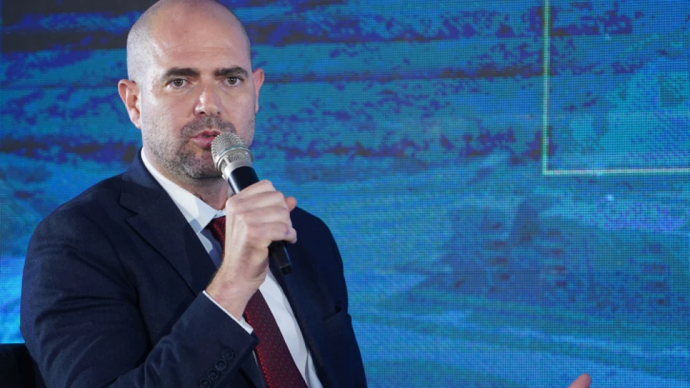 Israeli Justice Minister Amir Ohana speaks at a conference in the West Bank, Sept. 5, 2019. Photo by Hillel Maeir/Flash90.