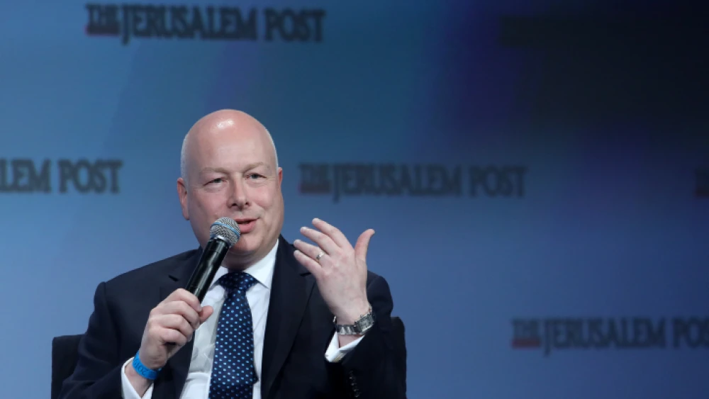 U.S. special envoy to the Middle East Jason Greenblatt speaks at the annual “Jerusalem Post” conference in New York on June 16, 2019. Photo by Marc Israel Sellem/POOL.