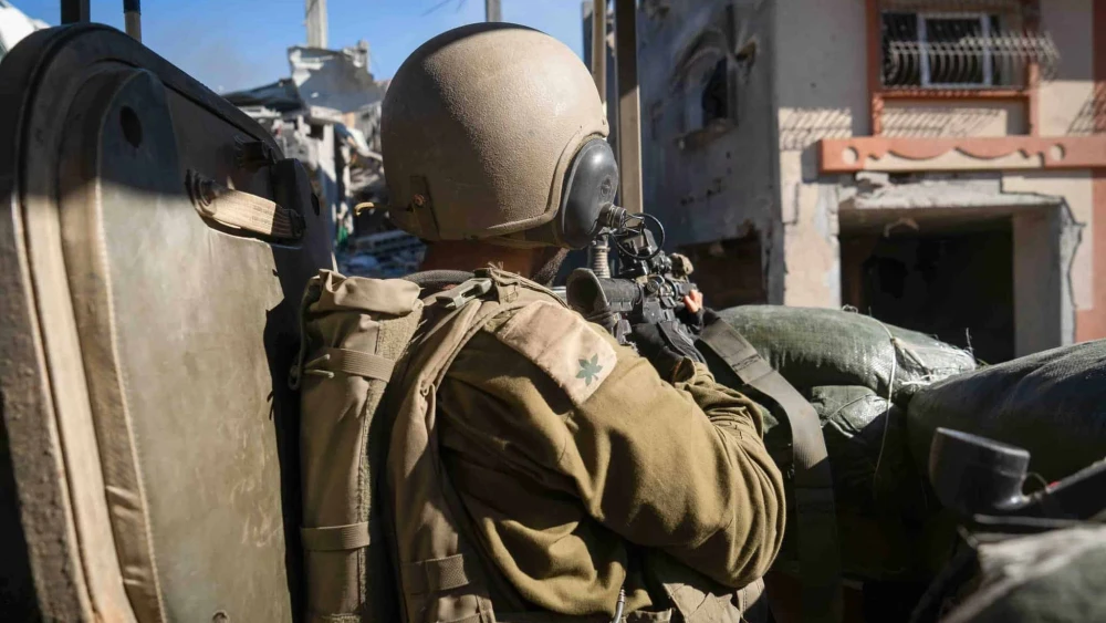Israeli troops operating in the Hamas-ruled Gaza Strip, Nov. 29, 2023. Credit: IDF.