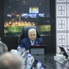 Palestinian Authority leader Mahmoud Abbas presides over a meeting of the Palestinian government in Ramallah on April 29, 2019. Photo by Flash90.