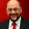 Click photo to download. Caption: European Parliament President Martin Schulz, pictured, approvingly cited a claim that Palestinians receive 17 liters of water daily, as compared to 70 for Israelis. According to the Israel Water Authority, the residents of the Palestinian Authority-controlled areas consume an average of 165 liters daily, while the average Israeli uses 183. Credit: Moritz Kosinsky via Wikimedia Commons.