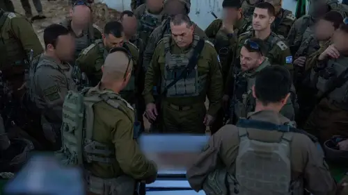 Israel Defense Forces Chief of Staff Lt. Gen. Eyal Zamir during a visit to the southern Gaza Strip, Dec. 31, 2025. Credit: IDF.