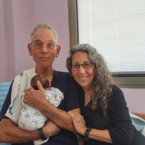 Judi Weinstein Haggai and her husband, Gad. Credit: Courtesy.