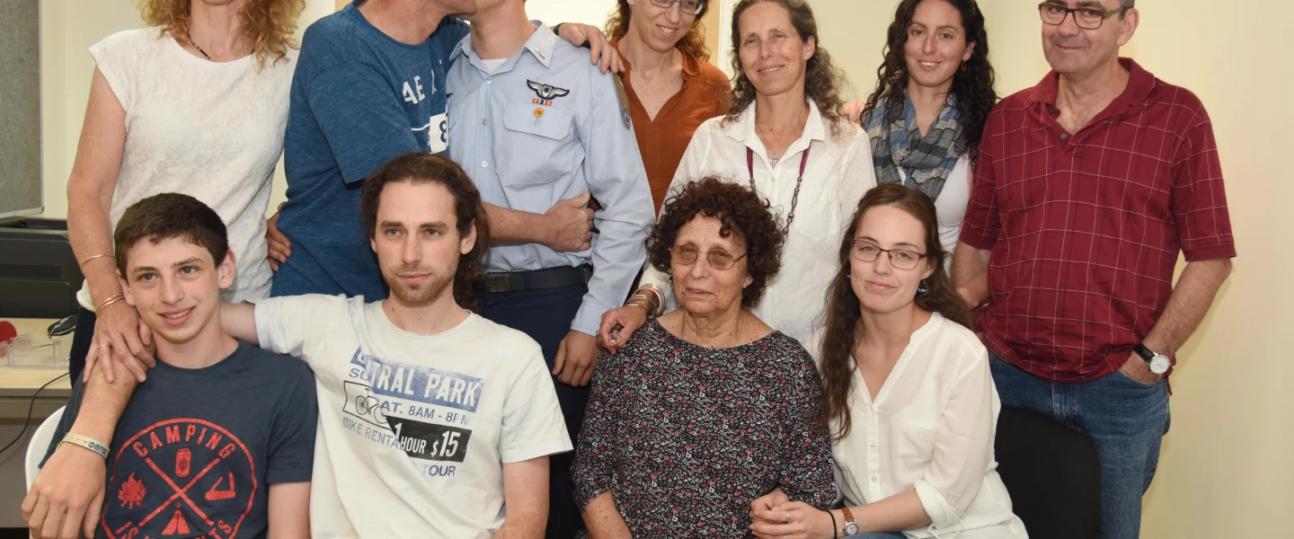Lt.-Col. Ohad Shadmi's family. Credit: Courtesy.
