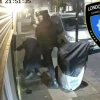 Video footage of an assault on two Jewish men in London on Jan. 26, 2022. Source: Screenshot.