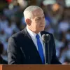 Prime Minister Benjamin Netanyahu addresses IDF officers at a graduation ceremony for the Combat Officers’ Course at the Bahad 1 military academy in Mitzpe Ramon on June 25, 2026. Credit: GPO.