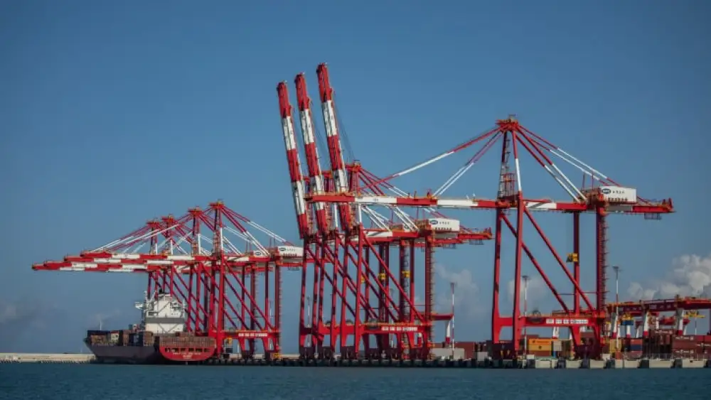 View of the port in the northern Israeli city of Haifa, March 9, 2023. Photo by Shir Torem/Flash90.