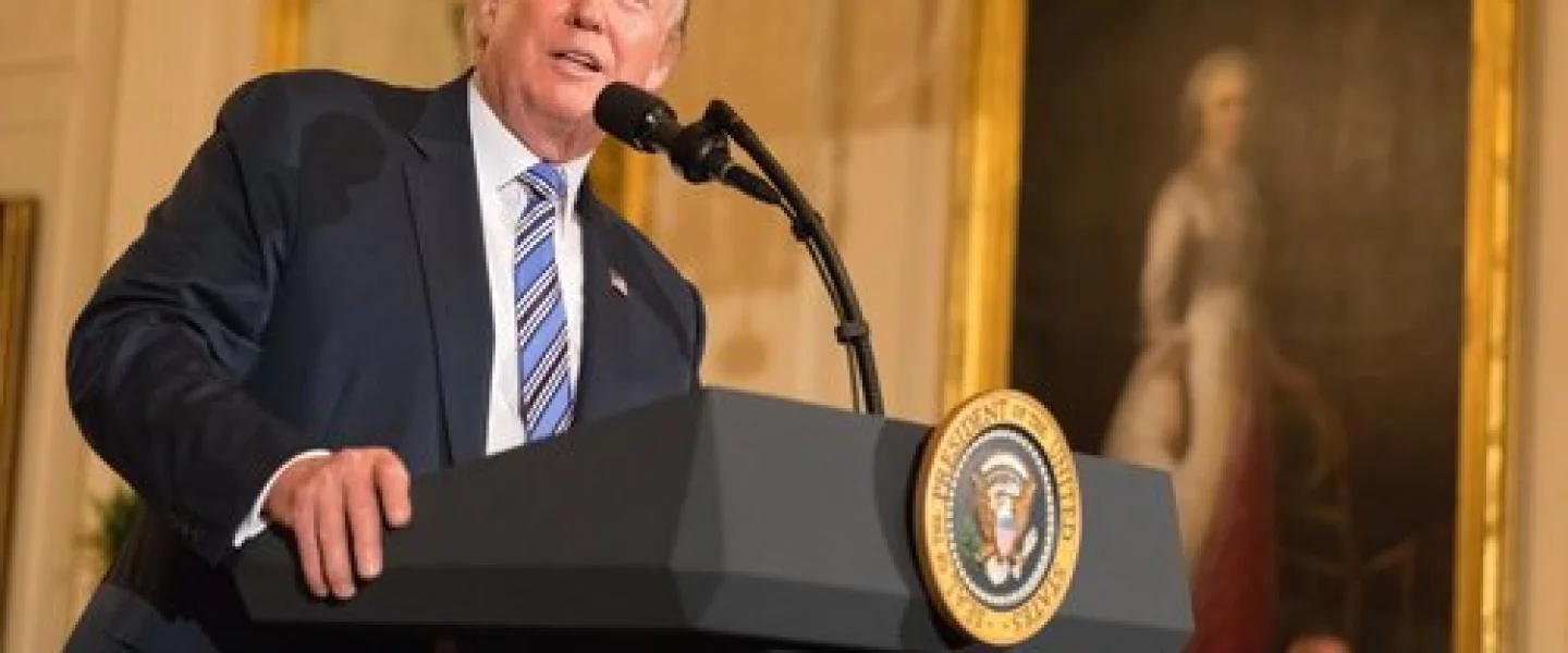 President Donald Trump. Credit: Department of Labor/Shawn T. Moore.