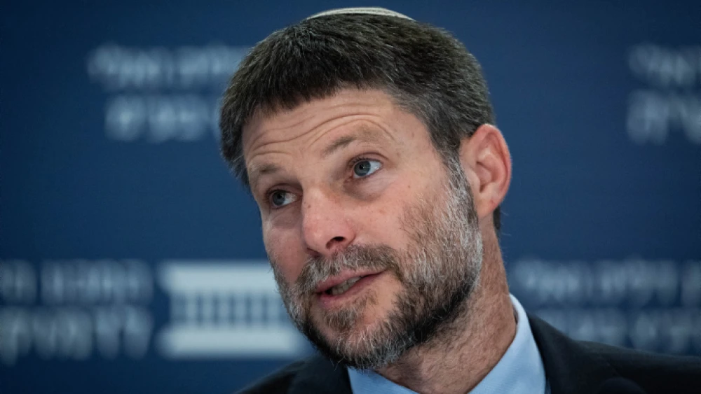 Israeli Finance Minister Bezalel Smotrich in Jerusalem, May 30, 2023. Photo by Yonatan Sindel/Flash90.