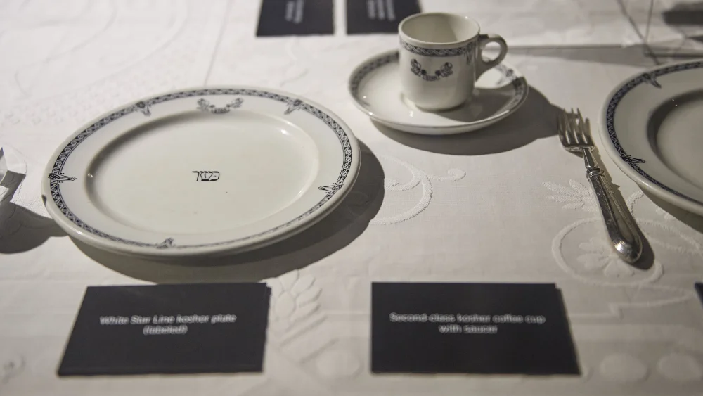 Kosher items from the White Star Line.