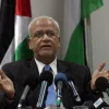 Saeb Erekat during a news conference in Ramallah on the West Bank on January 2, 2012.photo by Issam Rimawi/ FLASH90