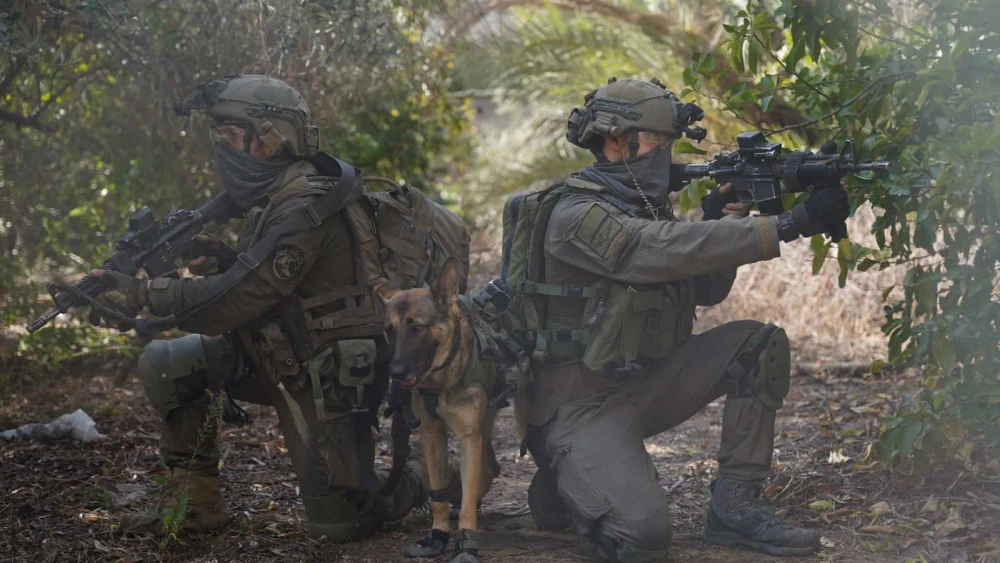 Israeli troops operating in the Hamas-ruled Gaza Strip, Nov. 22, 2023. Credit: IDF.