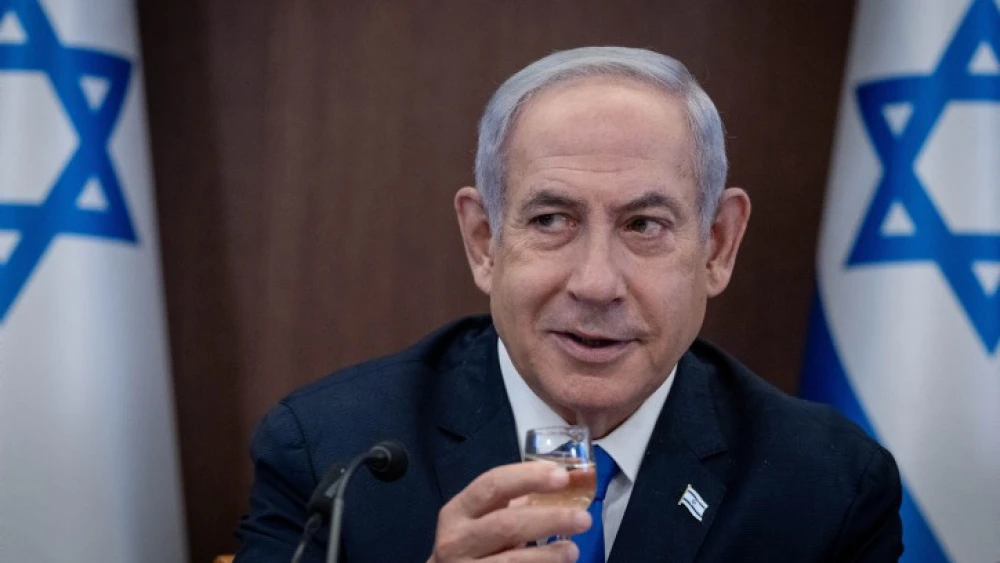 Prime Minister Benjamin Netanyahu leads a Cabinet meeting in Jerusalem, Sept. 10, 2023. Photo by Chaim Goldberg/Flash90.