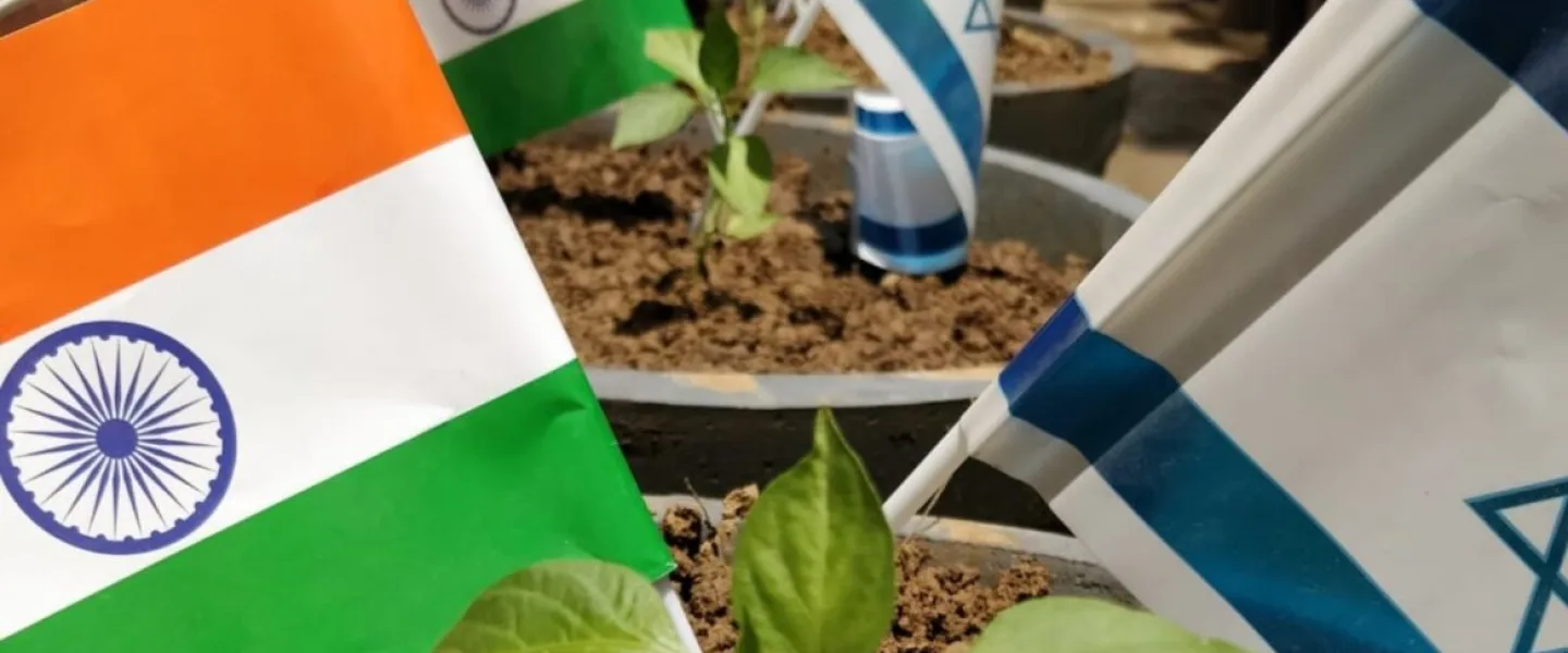 Relations between India and Israel have flourished for 30 years. Credit: Israeli Embassy in India.