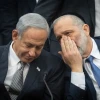 Prime Minister Benjamin Netanyahu and Shas leader Aryeh Deri during a Shas Party meeting at the Knesset, Jan. 23, 2023. Photo by Yonatan Sindel/Flash90.