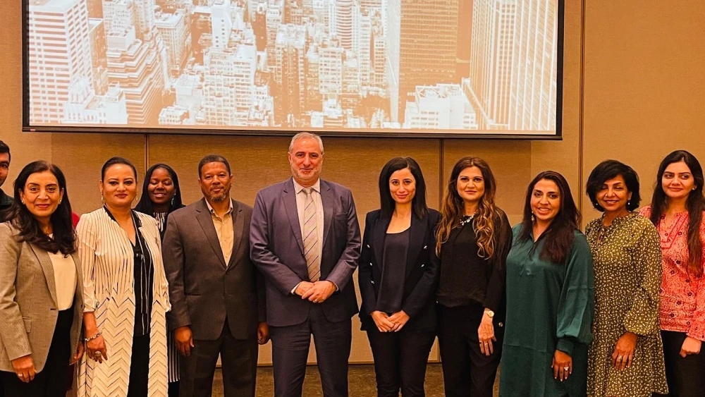 The AMMWEC/Sharaka delegation. Credit: Courtesy.