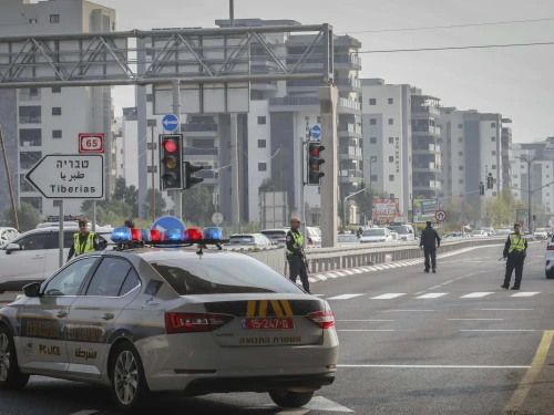 Israeli security forces at the scene where a Palestinian terrorist was shot after carrying out an attack at several locations, near the city of Afula, Dec. 26, 2025. Photo by Anat Hermony/Flash90.