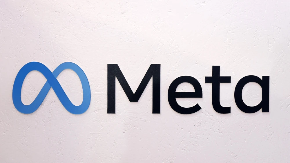 The Meta logo is displayed during the Viva Technology show at Parc des Expositions Porte de Versailles on May 22, 2024 in Paris, France. Photo by Chesnot/Getty Images.