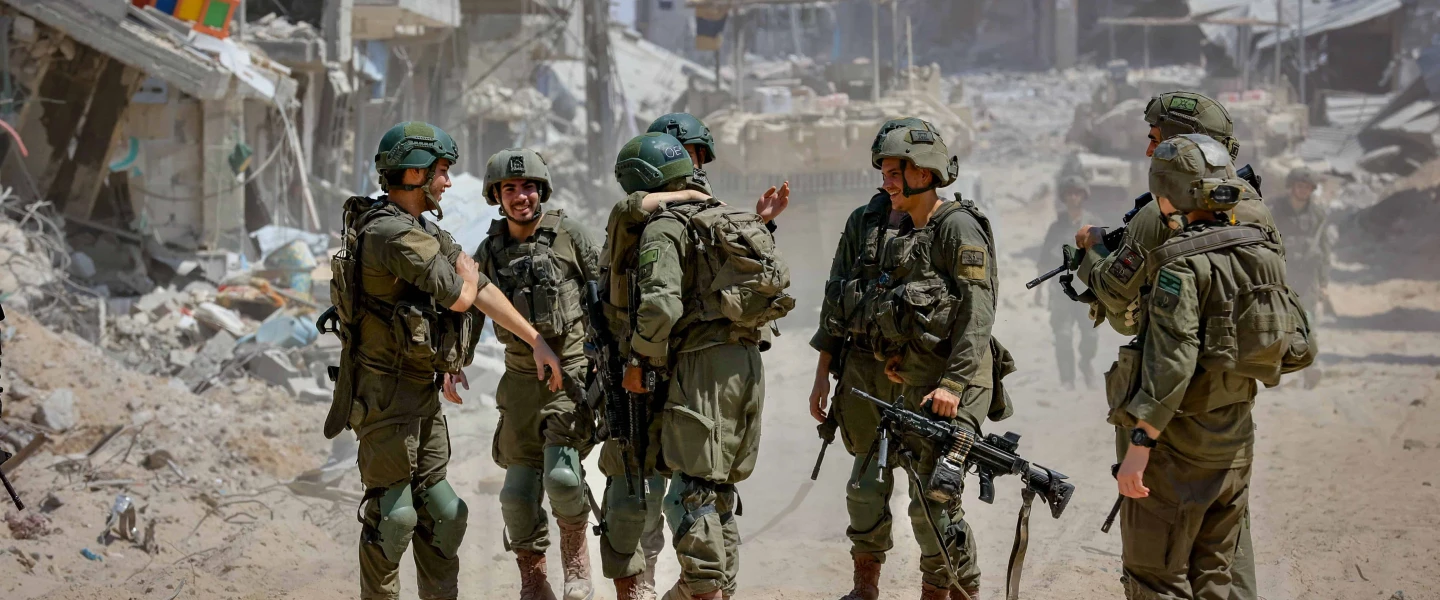 Israeli soldiers operating in Rafah in the southern Gaza Strip, July 22, 2024. Photo by Oren Cohen/Flash90.
