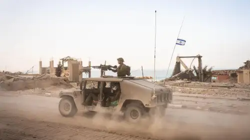 Israeli troops operating in the Hamas-ruled Gaza Strip, Nov. 28, 2023. Credit: IDF.