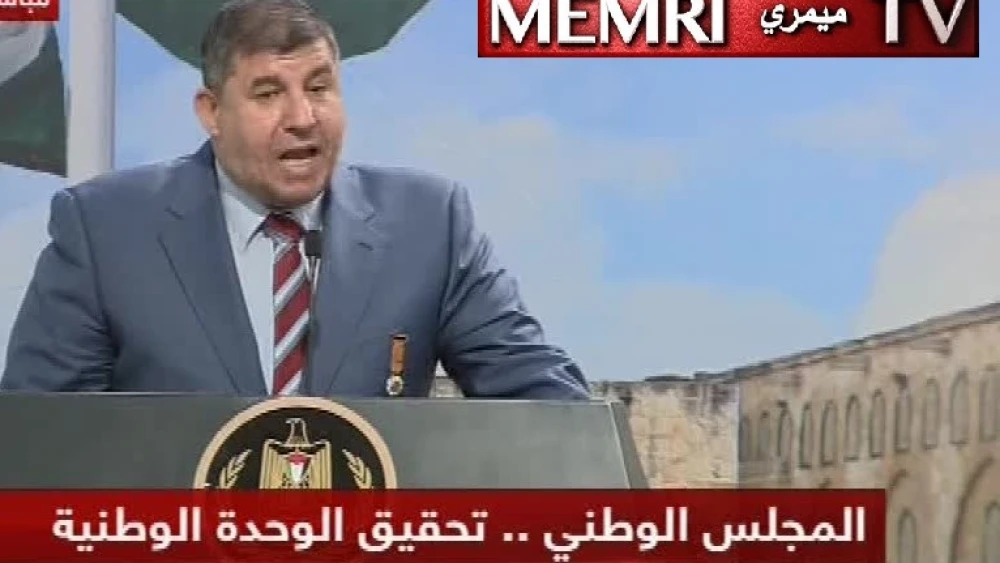 Jordanian Parliament member Yahya Al-Saud, broadcast by the official Palestinian Authority TV channel on May 1 (Credit: MEMRI)