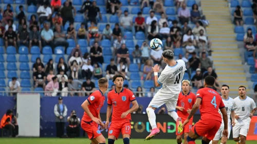 The Israeli soccer under 21 team's dream run ended on Wednesday night in the UEFA Under-21 semifinals with 3-0 loss to England in Batumi, Georgia. Photo by TPS.